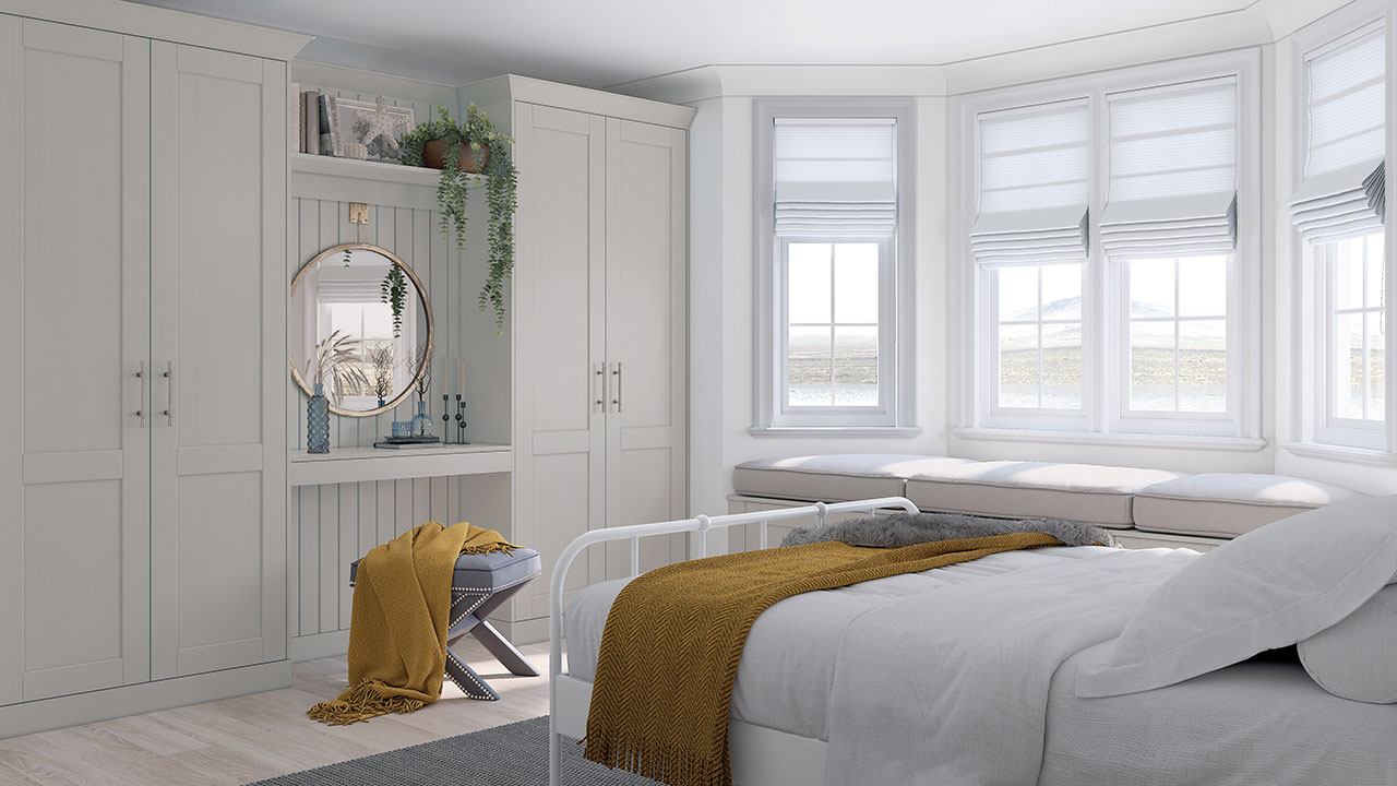 Fitted bedroom storage